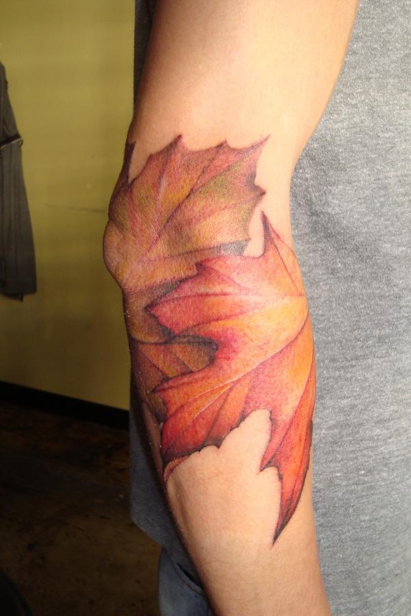 Autumn Leaves tattoo Sleeve