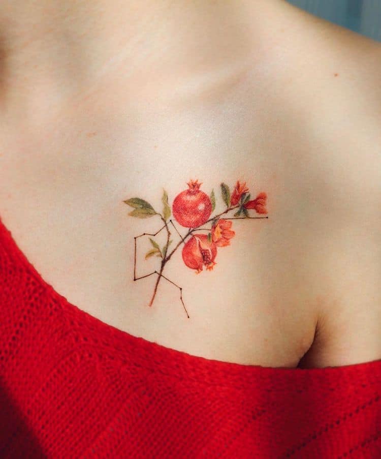 Delicate Watercolor Tattoos by Eunyu