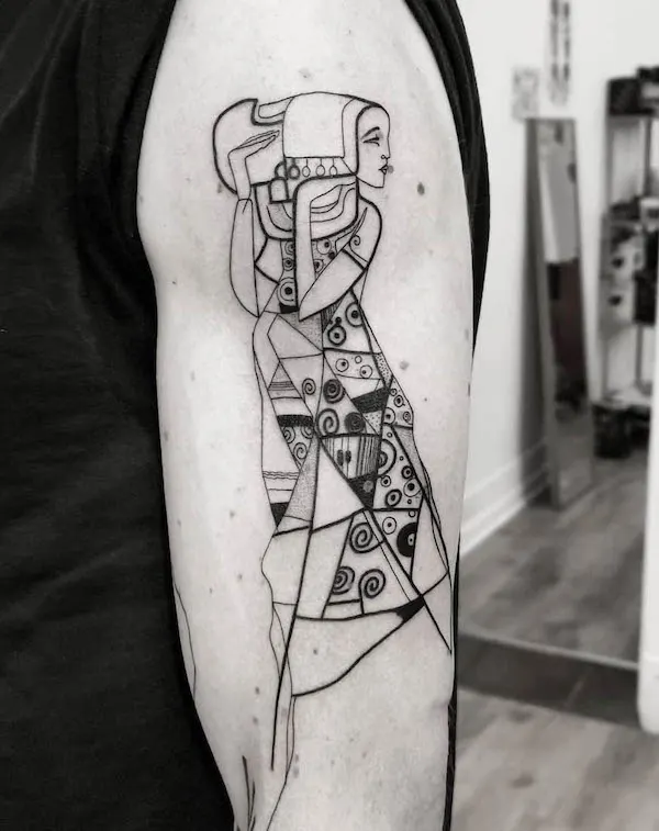 Tree of life Klimt tattoo by @ugly_kid_gumo