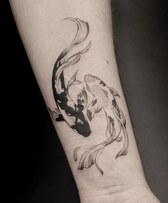 koi fish tattoo ideas